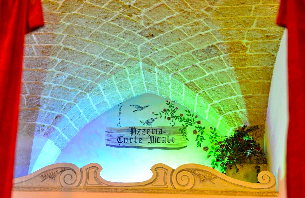 Corte Micali Pizza Restaurant's Interior Hall Fresco in Martano